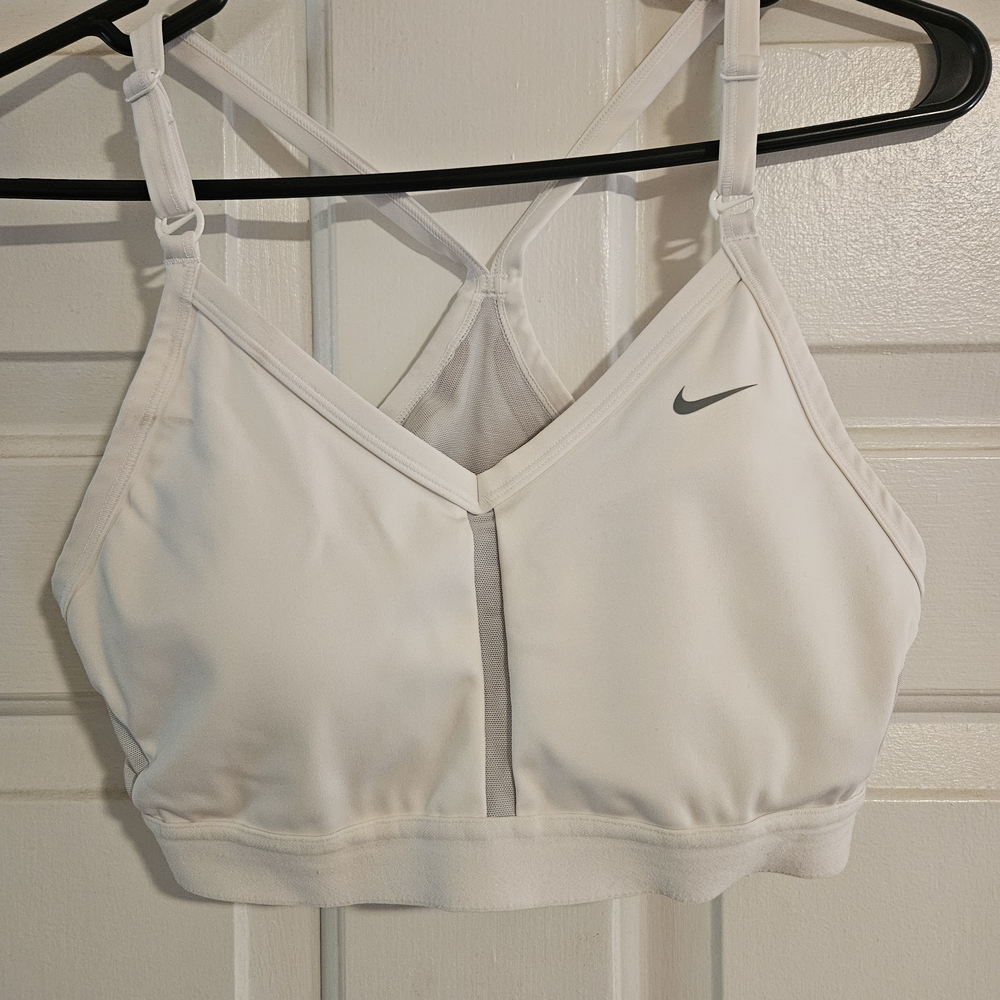 Nike Women's White Sports Bra